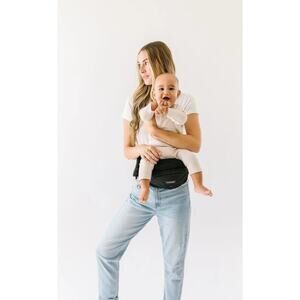 Tushbaby Hip Carrier Black And Gold Baby